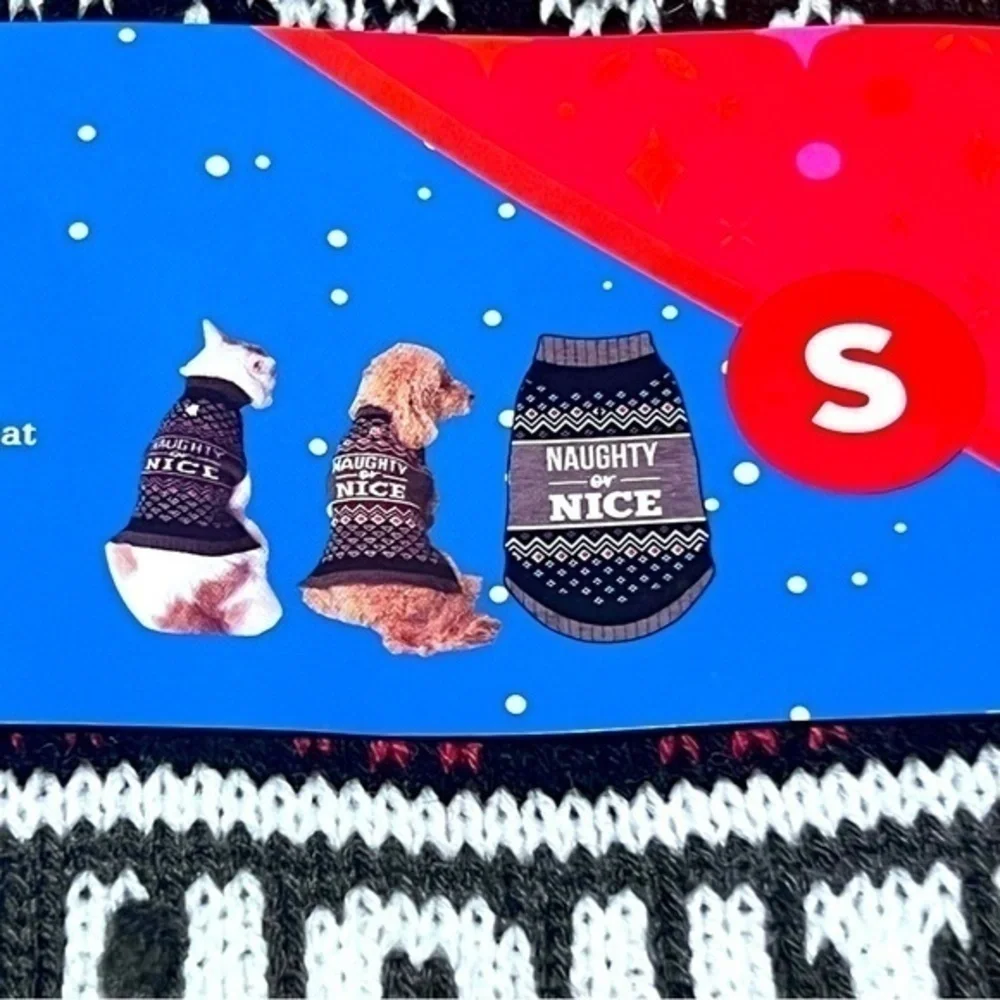 💚NWT Vibrant Life Holiday dog sweater size small